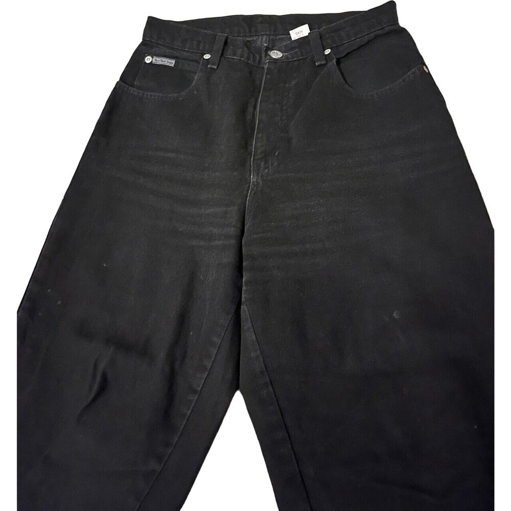 Vintage 90’s NEW YORK & Co Lerner NY Denim Jeans Easy Fit 8 Black High Rise VTG